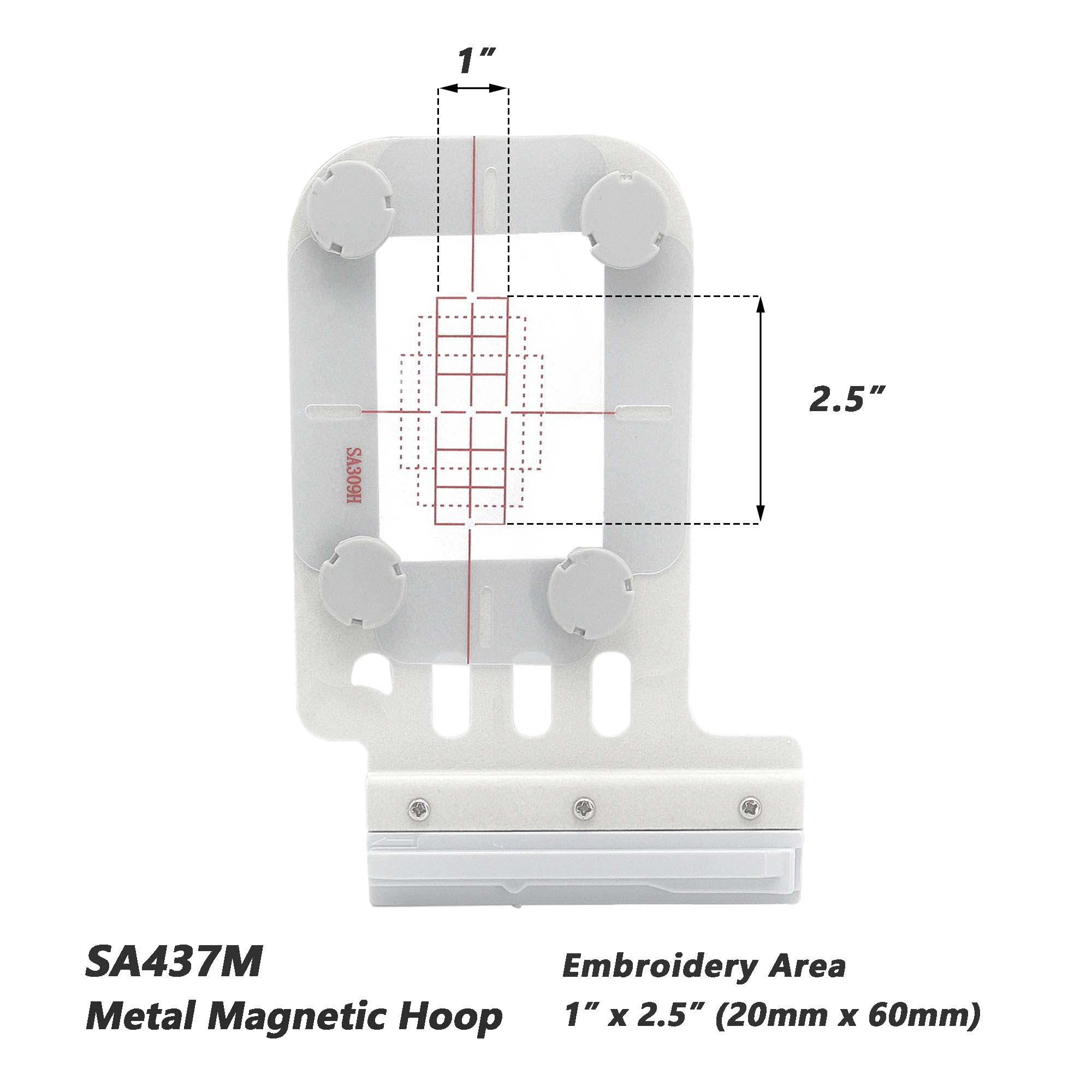 Metal magnetic hoop set for brother  v3 v5 v7 bp2100 bp2150l bp1430l nv870 nv800e ve2300 nq1400e xe1 xj1 embroidery machines: Light grey