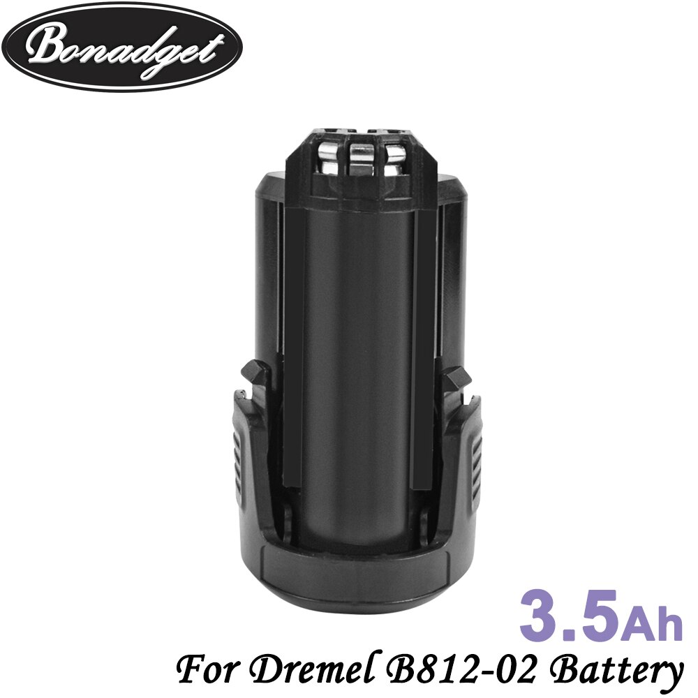 Bonadget 12V 3500mAh Li-ion Rechargeable Battery For Dremel B812-02 8200 8300 B812-01 Replacement Hand Drill Power Tools Battery