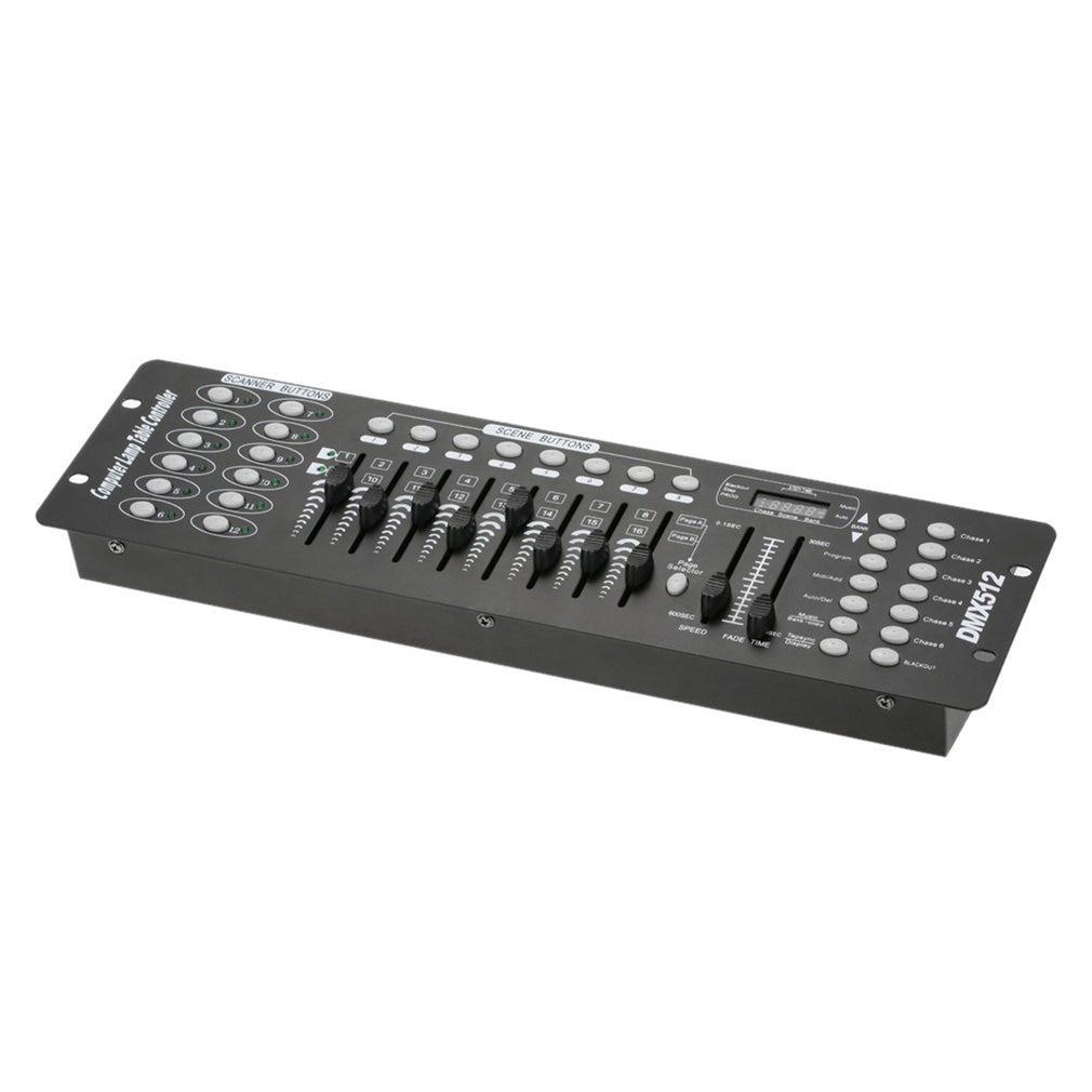 192 Channels DMX512 Controller Console for Stage Light Party DJ Disco Operator Equipment Spotlights DJ Controller