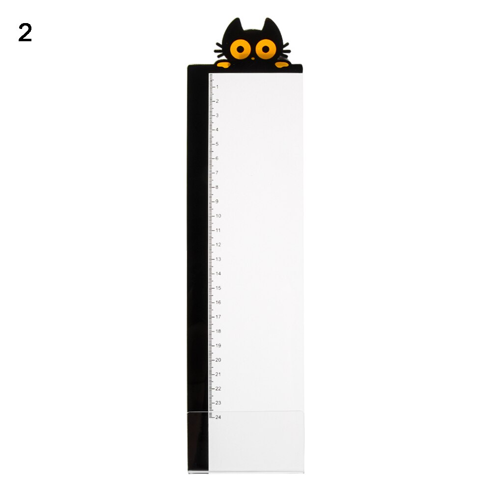 Cute Computer Monitor Message Board Notes Sticker Convenience Board With Ruler Cat Owl Orangutan Adhesive Acrylic Record Holder: 2