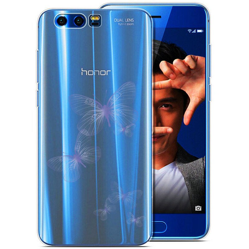 Arvin Silicone Case for Huawei Honor 9 Soft TPU Case for Huawei Honor 9 Premium Slim Crystal Clear Transparent Painting Fundas: 12