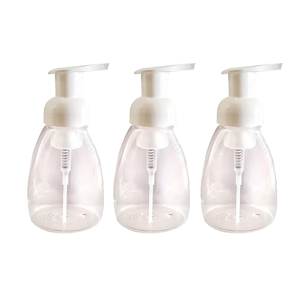 Portable Soap Dispenser Lotion Soap Shampoo Foam Press Bottle Foaming Soap Dispensers Pump-Bottles Liquid Soap, 250ml Dispenser