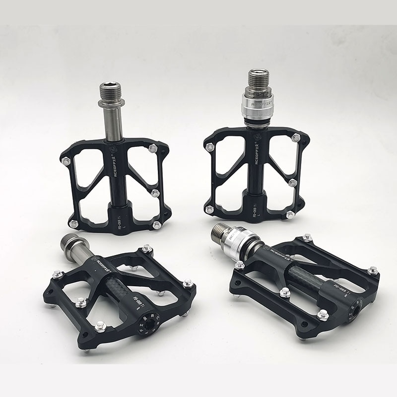 Aceoffix – pédale de vélo pliable MKS pour Brompton, axe Ti 3, roulement en alliage de titane, dégagement rapide, 412