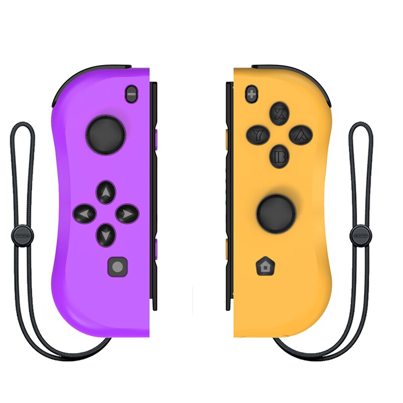 Controller Wireless multicolore per Nintendo Switch utilizzato tramite cavo e Bluetooth, comprese le funzioni di vibrazione e sensore: purple-orange