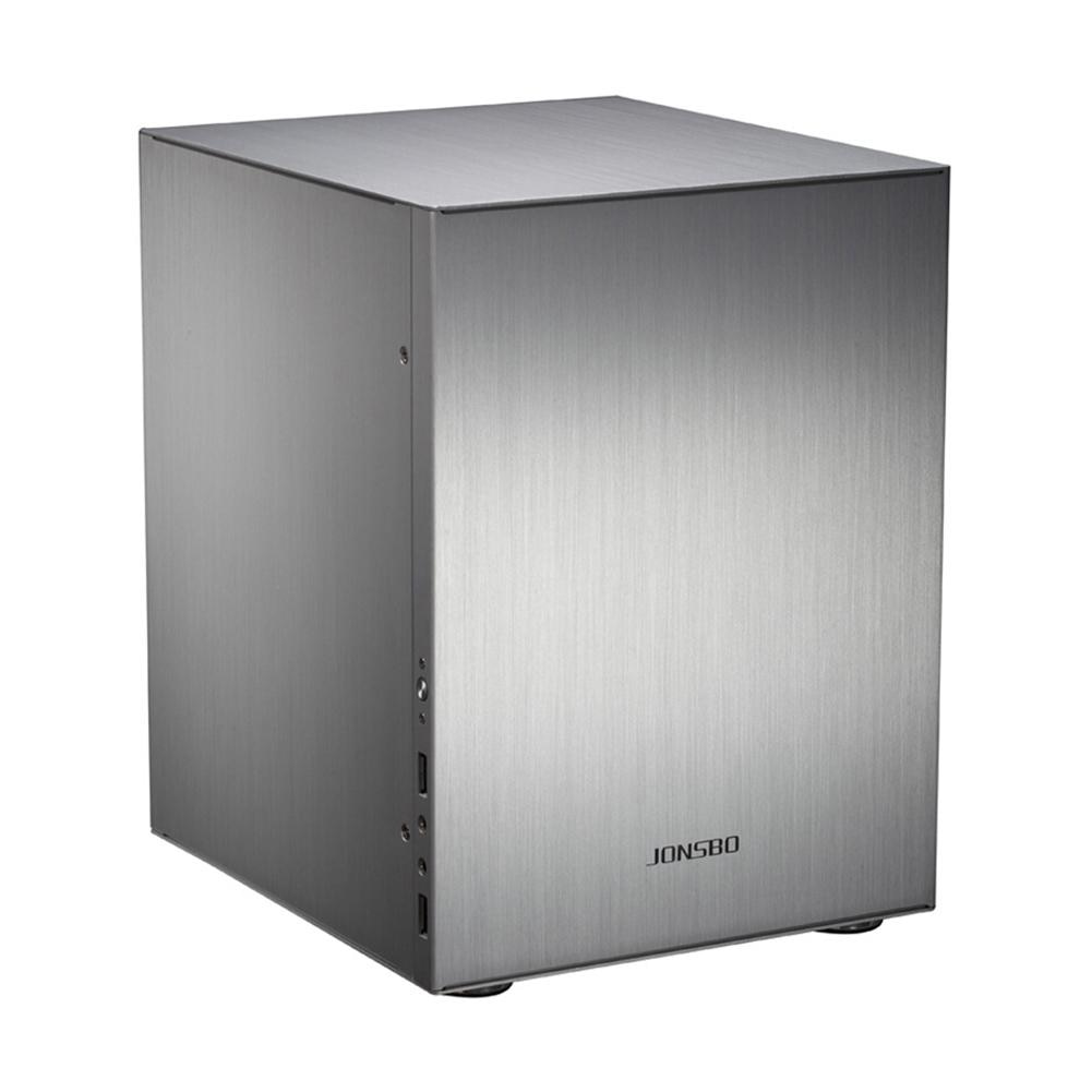 Jonsbo C2 Aluminium Computer Fall Desktop PC Chassis für Mini ITX microATX Chassis Unterstützung ATX power 3.5 ''HDD USB 3,0