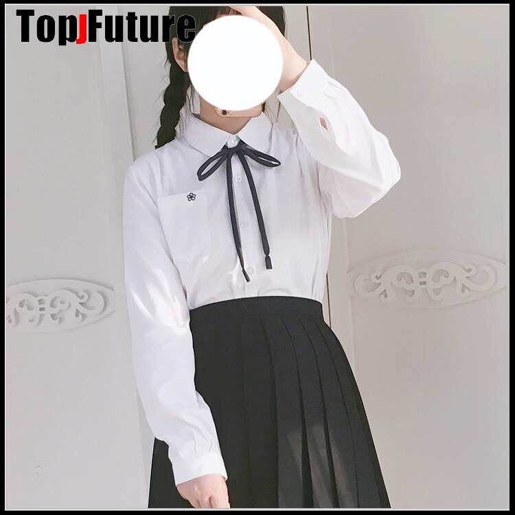 Conjunto de Falda plisada negra de cintura alta para niña, traje para mujer, uniforme escolar JK, ropa de estudiantes, trajes de cosplay