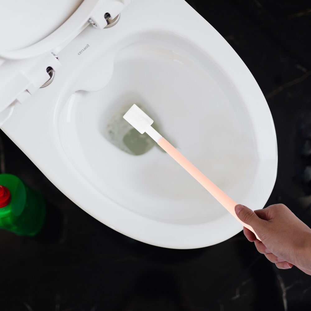 1 sæt død hjørne børste rengøring tilbehør husholdning holdbar praktisk blød enkel toilet børste sæt rengøringsbørste til w