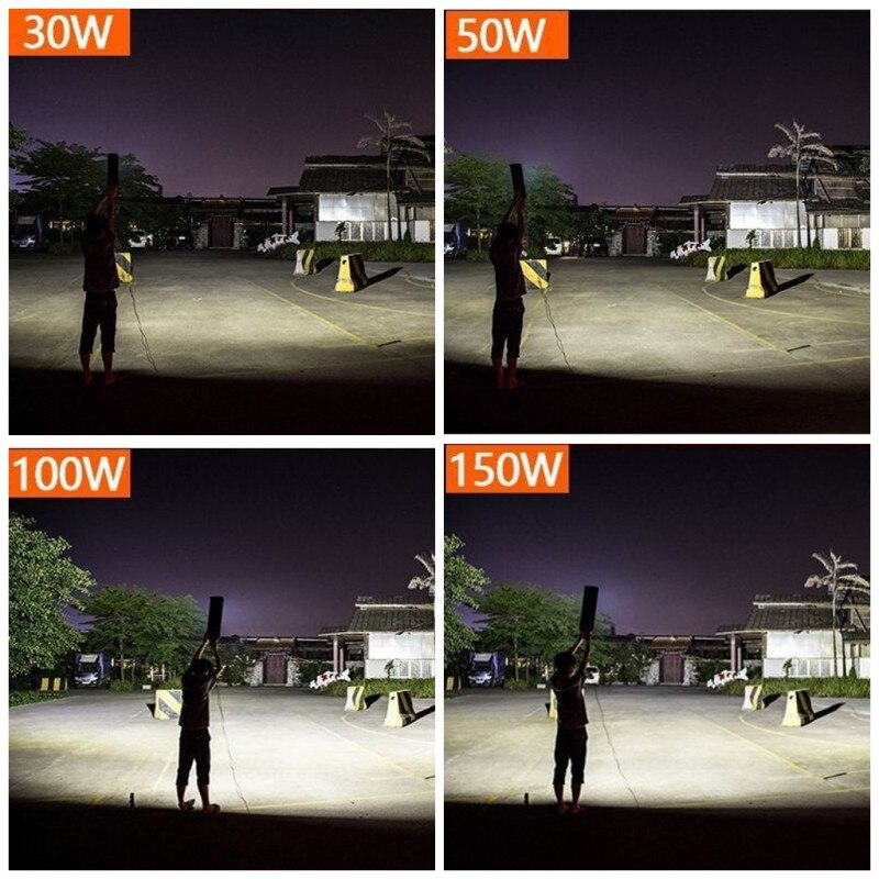 1 Pc 30W 50W Led Straat Licht Waterdicht IP65 AC85-265V Led Streetlight Road Tuin Lamp Wit Licht Led spots Wandlamp