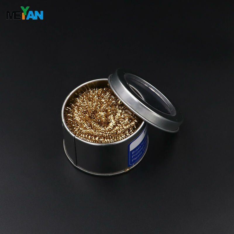 YIHUA-08C Soldering iron cleaner rosin Welding tools With solder tip steel wire clean ball