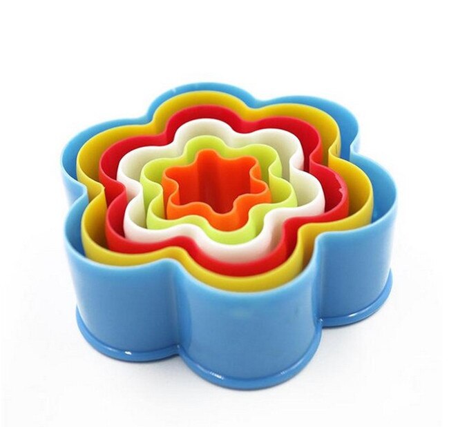 Molde de galletas con figuras geométricas, utensilio de cocina para hornear pasteles y sartenes, DIY, 5 uds.: L0008 2
