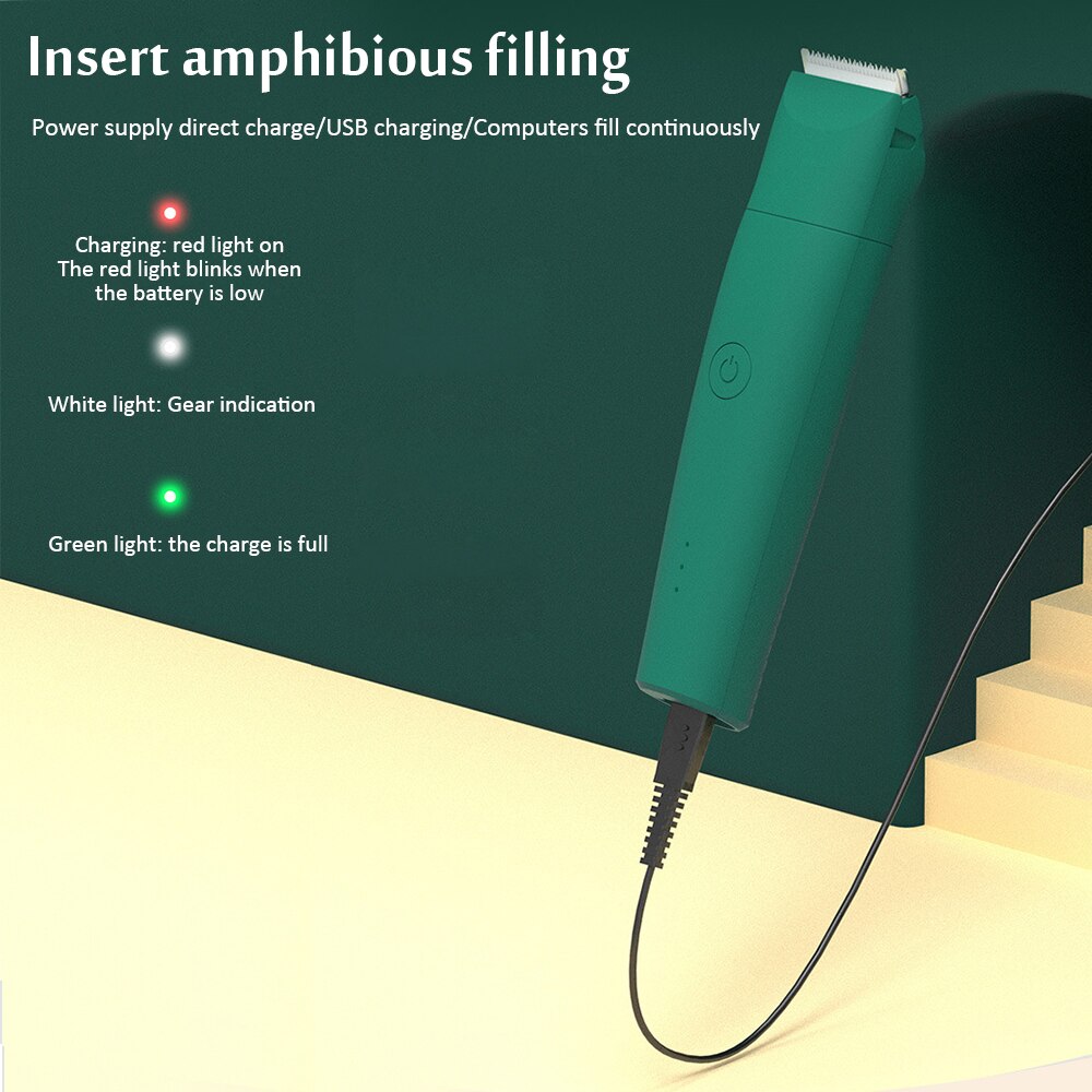 4 in 1 Pet Grooming Kit Rechargeable Pets Haircut Trimmer Cat Dog Paw Nail Grinder Foot Cutter Animal Hair Modeling