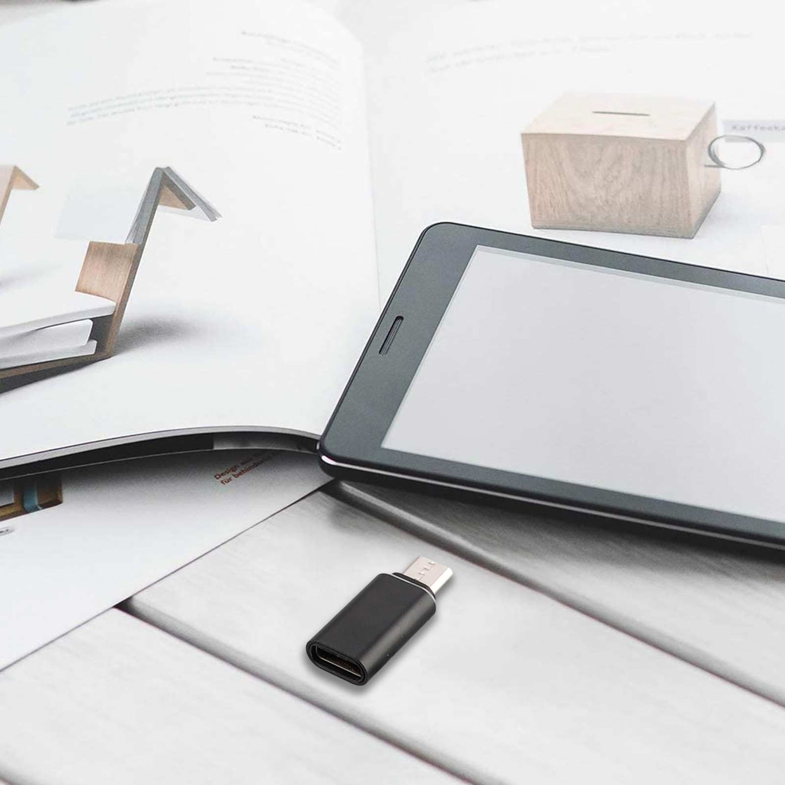 Adapters Cellphone Adapter Adapter Type-C Iphone Android Adapter Abs USB-C Micro Usb Zwart Aangenaam Type-C apple Adapter