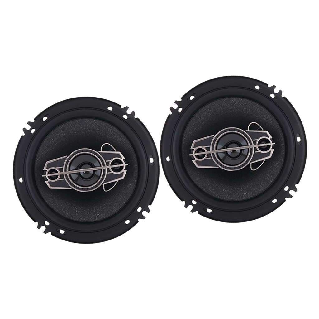 Par de altavoces de música coaxiales de 4 vías para coche, 6,5 pulgadas, fácil de instalar