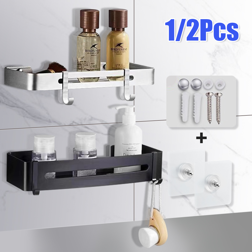 Bathroom Shelf Shower Storage Rack Wall Triangle Storage Standing Shelves Shampoo Holder No Drill Punching Bathroom Accessories