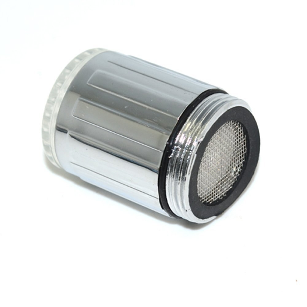 Lumière de robinet LED RGB 3 couleurs changeantes, buse de robinet clignotante, lampe température de robinet aérateur économie d&#39;eau, accessoires de cuisine