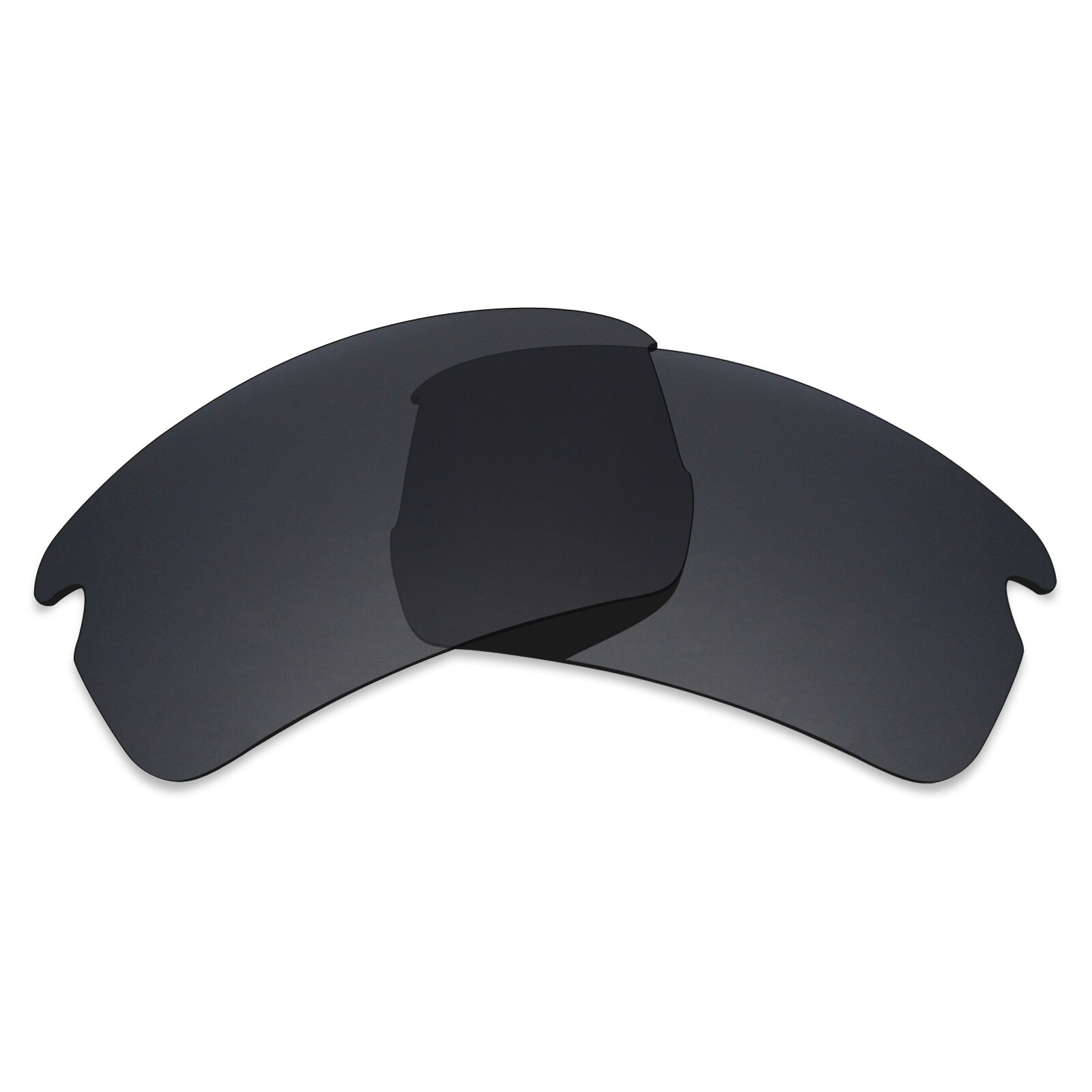 Mryok Polarized Replacement Lenses for-Oakley Flak 2.0 Asian Fit OO9271 Sunglasses Lenses(Lens Only) - Multiple Choices: Stealth Black