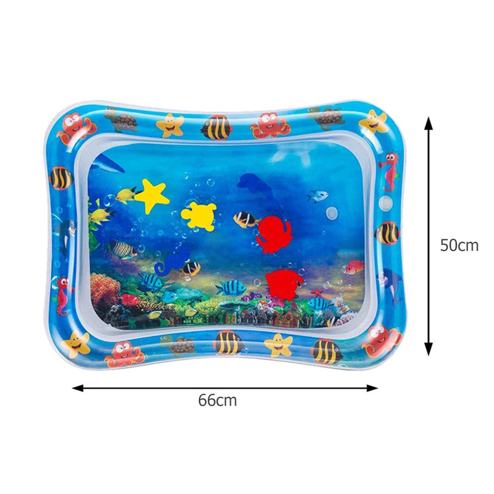 Niemowlę połatane maty pcv indeksowania poduszki wody dla dzieci dziecko lato grać czas interakcji wody maluch Podkładka wody