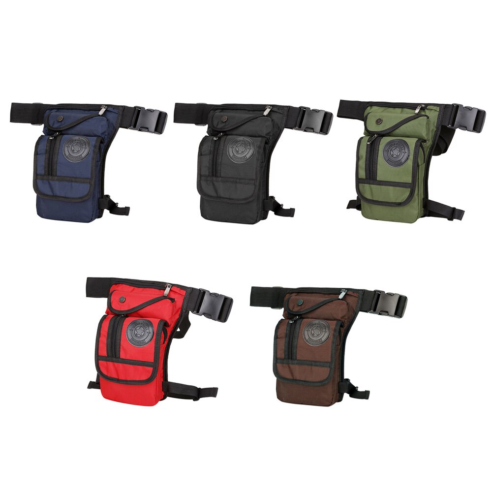 Waterdichte nylon beentas voor heren, heuptas, dijriem, motortas, schoudertas