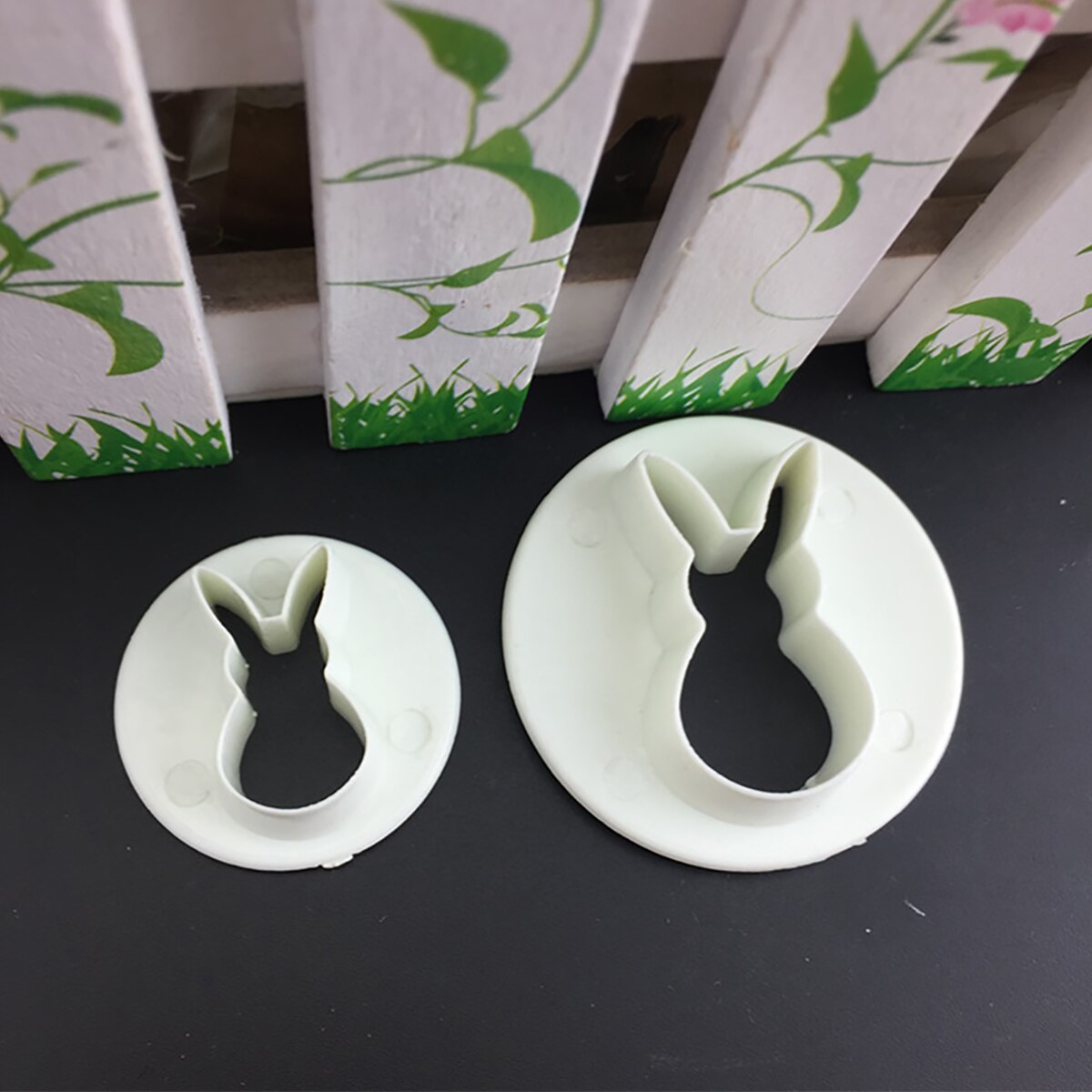Moules à biscuits, cloche de noël, pâques, lapin oiseau, biscuits, bricolage, chocolats, gaufrage de gâteaux, outils de cuisson, 2 pièces