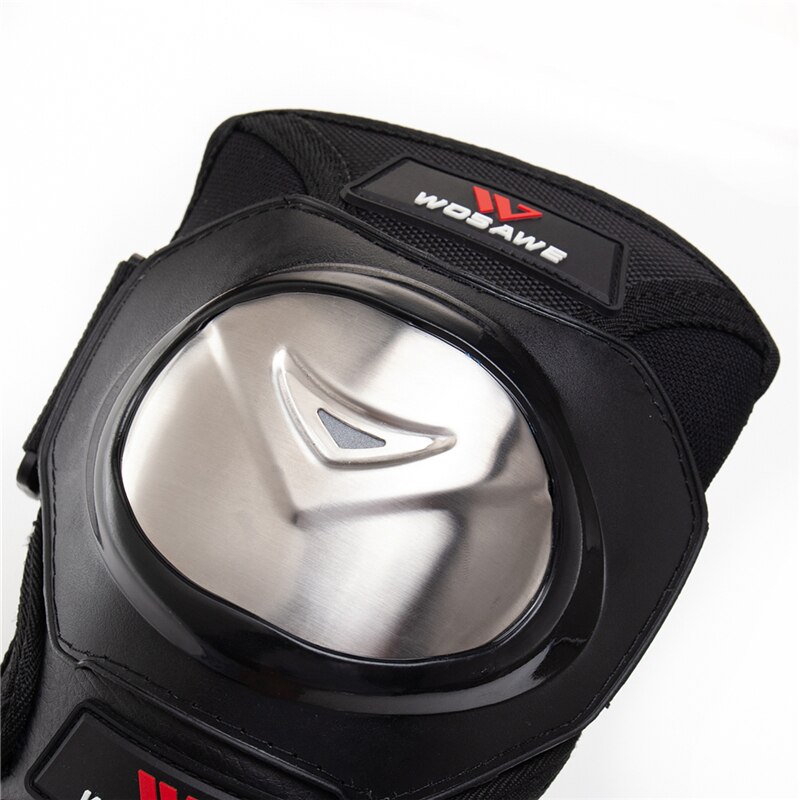 WOSAWE Motorcycle Kneepads Motocross Knee Protection Moto Racing Protective knee Guard Stainless steel thickened Protective Gear