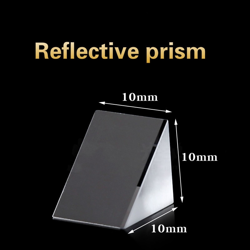 Reflective Prism A Small Amount of Spot Coating Isosceles Right Angle Triangular K9 Material