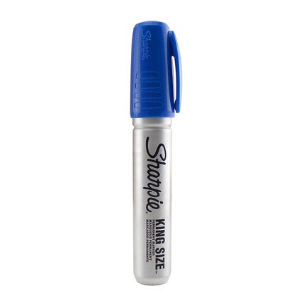 Rotulador de Metal resistente al aceite para uso Industrial, marcador de placa de Metal, resistente al aceite y a la decoloración, 2 unidades, 15001: Azul