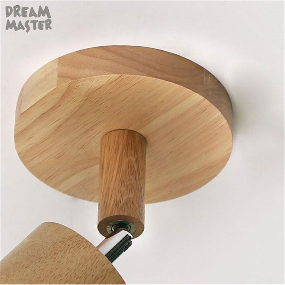 Moderne houten LED Spoor Licht, 5W COB Rail Spots Lamp, leds Tracking Armatuur Verlichting voor Winkel Winkel Mall Tentoonstelling lamp