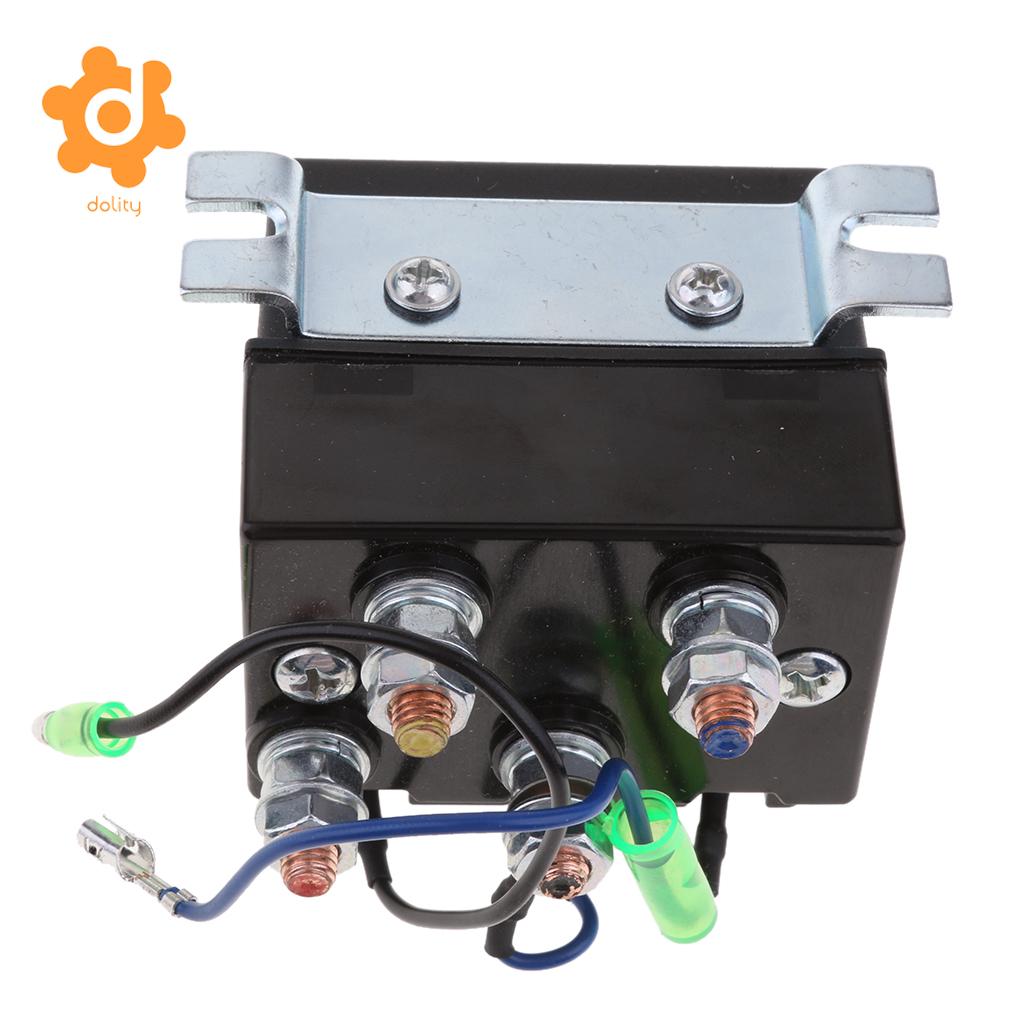 200 Amps DC Winch Motor Reversing Solenoid Relay Switch 12 Volt Contactor