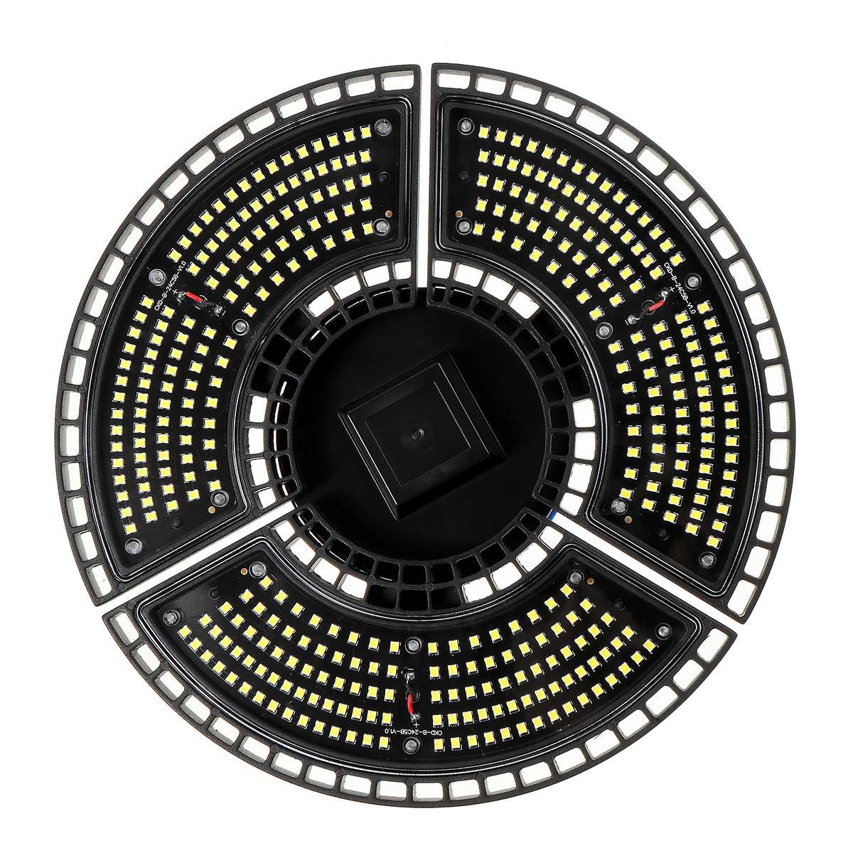 Super Bright E27 LED Garage Light Deformable Ceiling Light for Home Warehouse Workshop Folding Three-Leaf Deformation Lamp: 360LED 360W