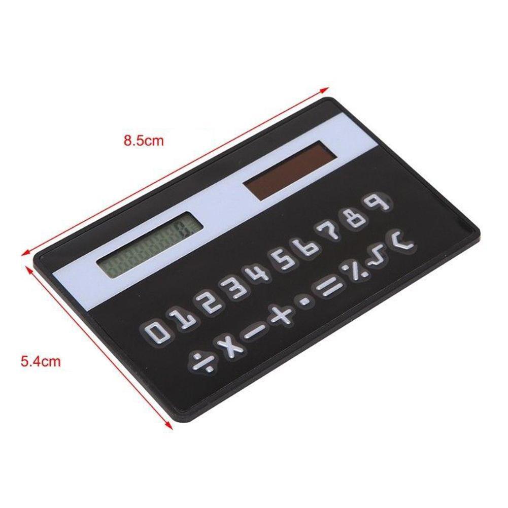 mini ultra cienki jak karta kredytowa wielkości kalkulator z 8 cyfrowymi kieszeniami na mini kalkulator ultra kalkulator