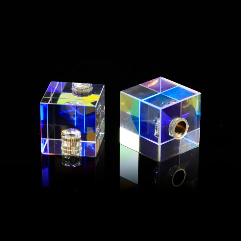 25*25*25mm/0.98*0.98*0.98in Cubic Science Cube Optical Prisma Photography with Hexahedral Prism Home Decoration Prism Glass