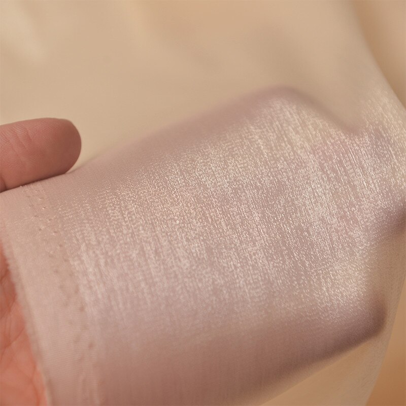 Halve Meter Licht Abrikoos Kleur Hennep Stof Voor Lange Goan Bovenste Kleding Jurk Han Doek Naaien Telas CR-1075