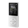 Portable MP4 Player LCD Screen FM Radio Video Games Movie Music ultra-thin TF card not included: White 