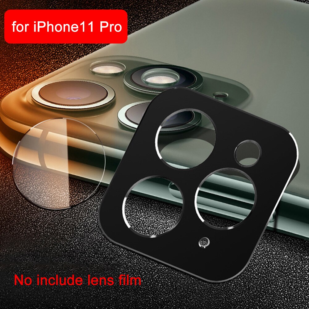 Lens Protective Cover Metal Anti-scratch Phone Camera Lens Protective Cover Case for iPhone 11 Pro Max