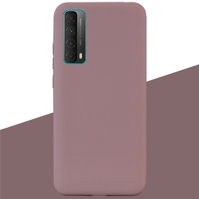 Für Huawei P smart Fällen 6,67 Weiche Silikon Zurück Telefon Fall Für Huawei P Smart Bumper Schutz Funda shell Etui Taschen: 17 Coffee