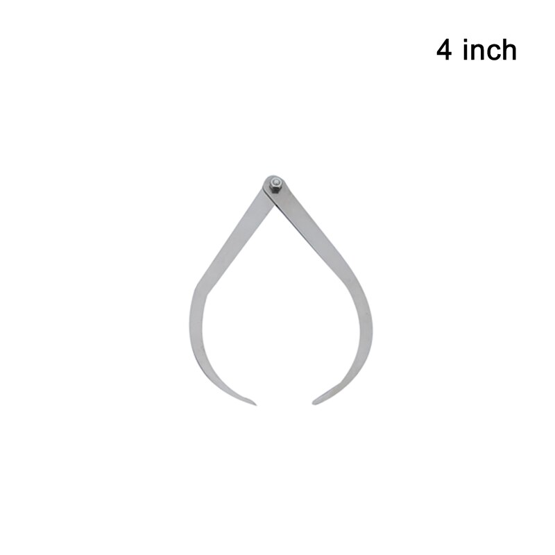 4" Steel Pottery Ceramics Caliper Clay Sculpture Ceramic Measuring Tools Pottery Measure Caliper: 4inch Bent-leg