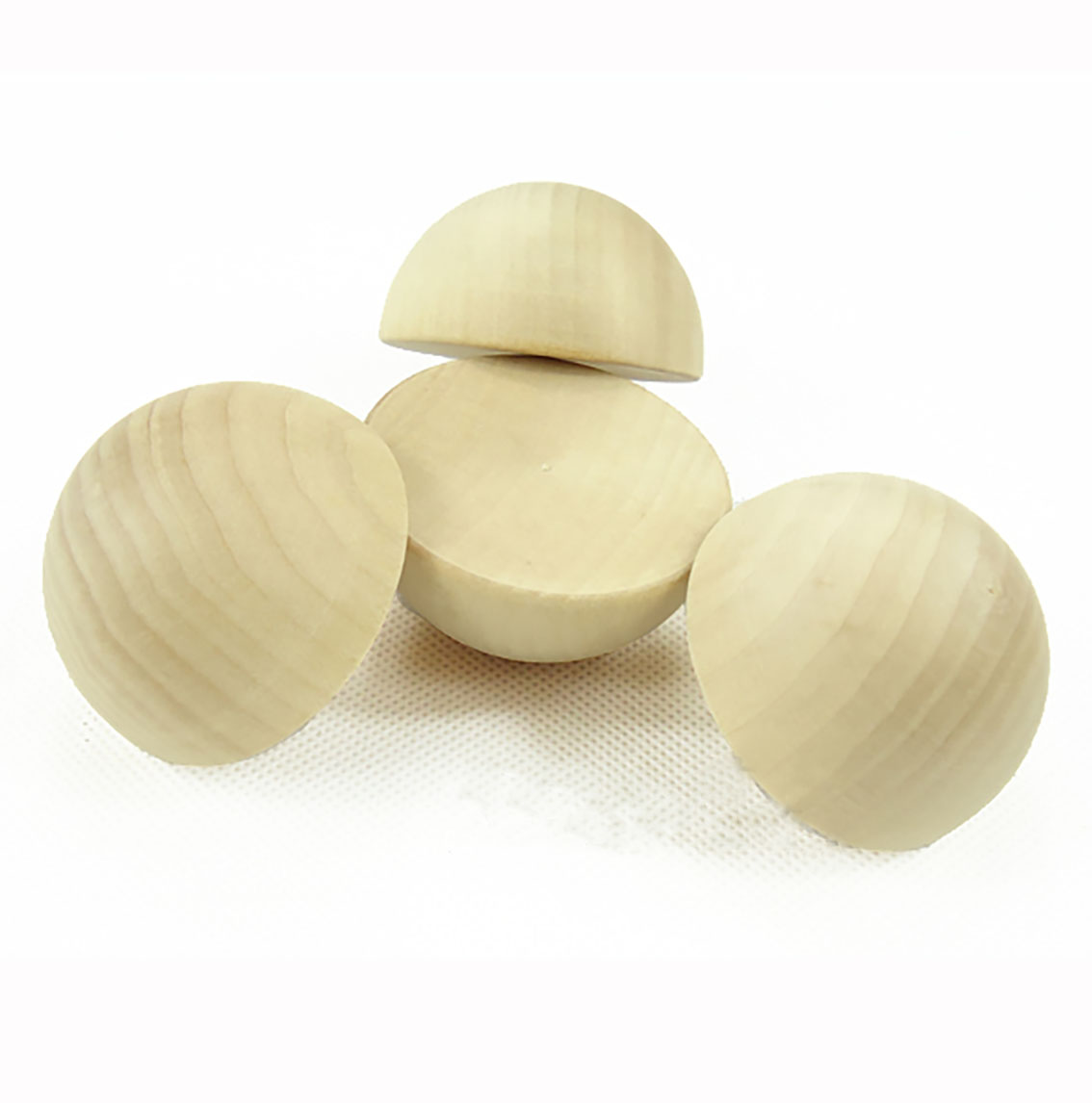 Geteilte Holz kugel Durchmesser 10mm - 90mm Holz Primär farbe halbe Kugel Holz dekoration DIY nach Hause gemalte Halbkugel