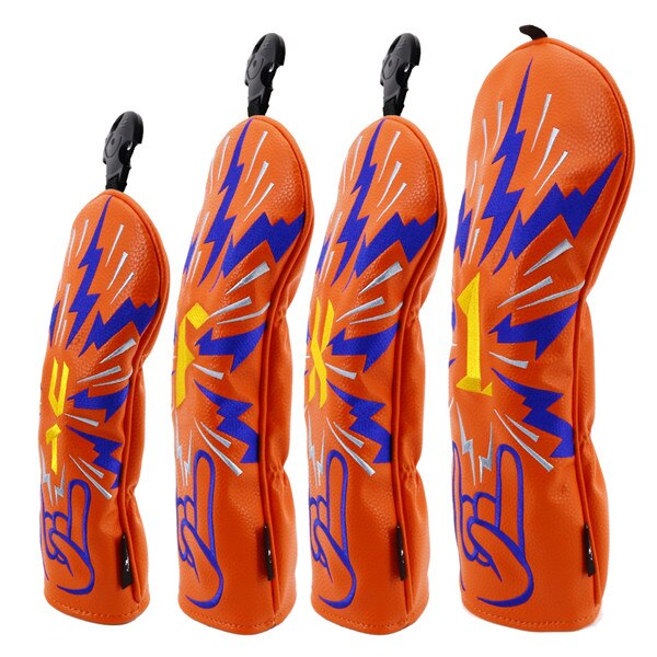 Grandes dientes Universal Golf Club cabeza cubre Driver/carenado/híbrido/Roca