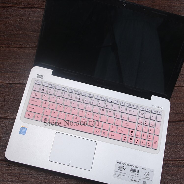 17 inch Laptop keyboard Cover Protector For Asus ROG Strix GL702VS GL702vm Gl702vi gl702zc GL702VT GL702 GL502VS 17.3&quot;: GradualPink