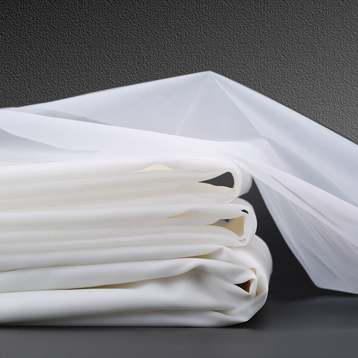 Colador de malla de seda blanca, tela de red de alta precisión, filtro de agua de nailon para cocina, para nueces, leche, miel y café