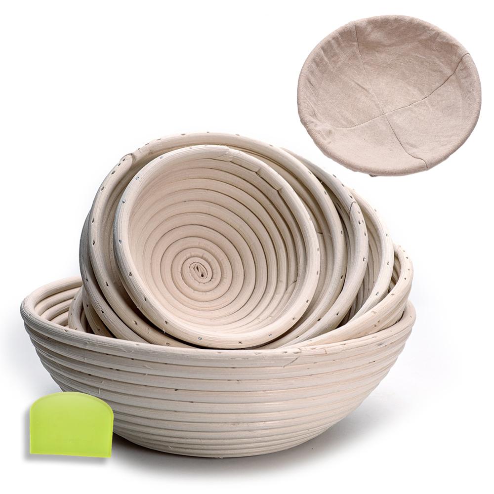 Bread Banneton Proofing Basket Round/Oval - Baskets Sourdough Brotform Proofing Basket for Sourdough Bread Making