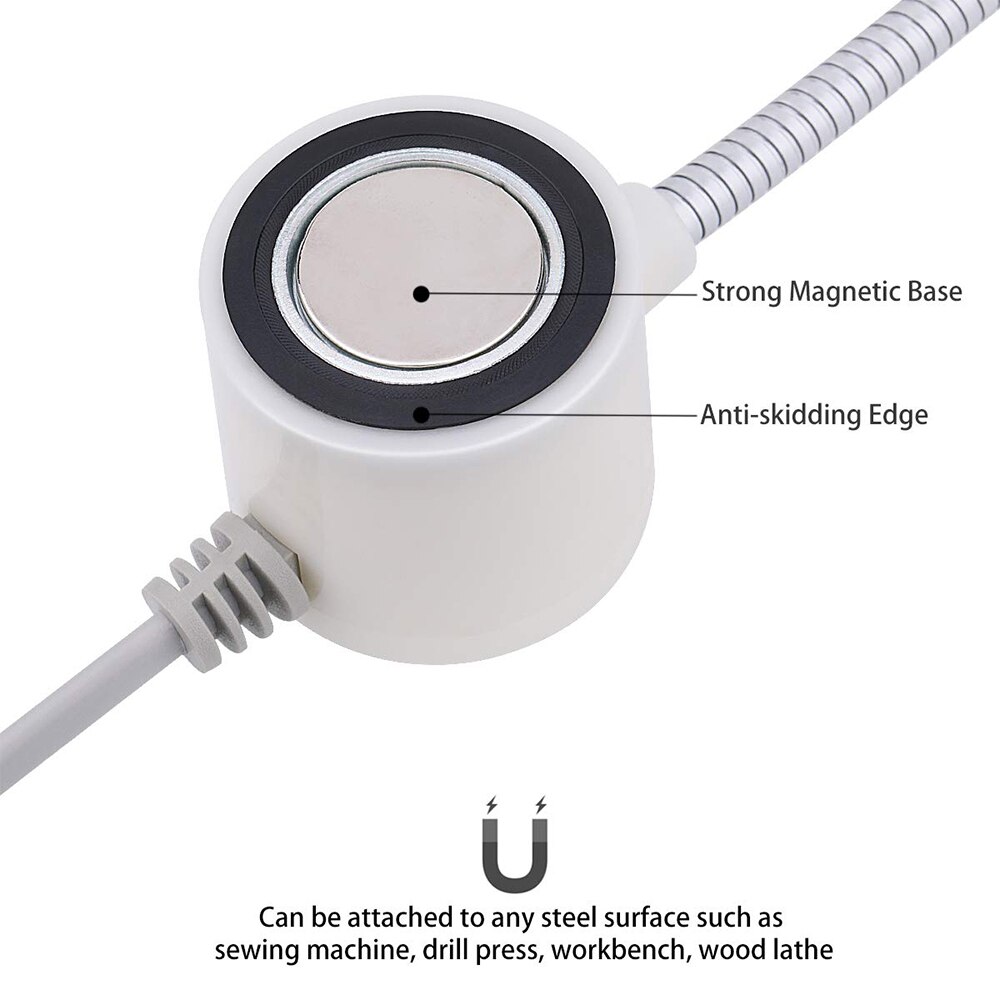 10/19/20 / 30LED sewing machine light magnetic assembly base gooseneck lamp led work light 220v led lamp