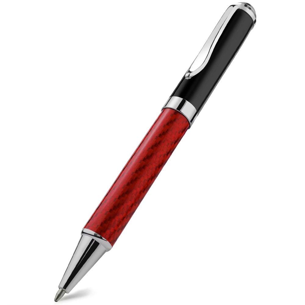STONEGO stylo Signature en Fiber de carbone, stylos à encre Gel en métal de supérieure Micro Point 0.5mm stylo à bille d'écriture lisse à encre noire: TEAL