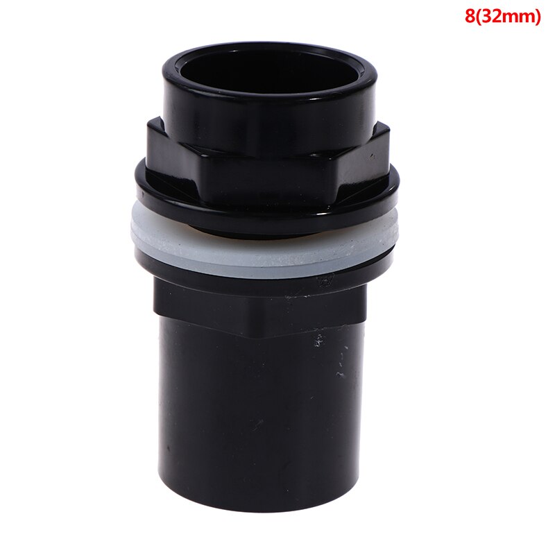 20-50mm PVC Connectors Thicken Fish Tank Pipe Garden Drain Pipe Adapter: A3