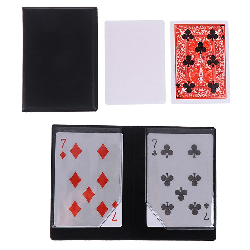 Optical Wallet Card Appearing Magic Tricks Wallet Melting With Magnet Card Street Stage Close Up Magic Illusion Mentalism