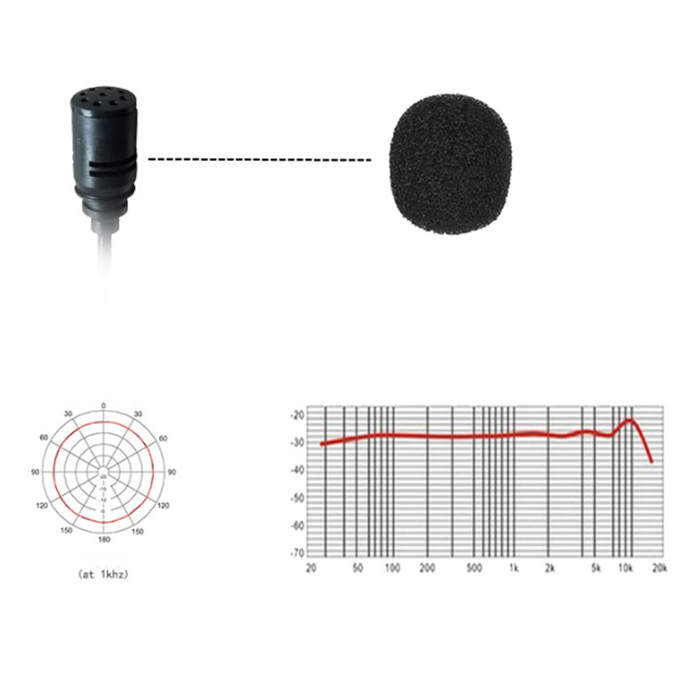 Mini 3.5mm Jack Microphone Stereo Mic For Recording Mobile Phone Studio Interview Microphone 3 pin For smartphone