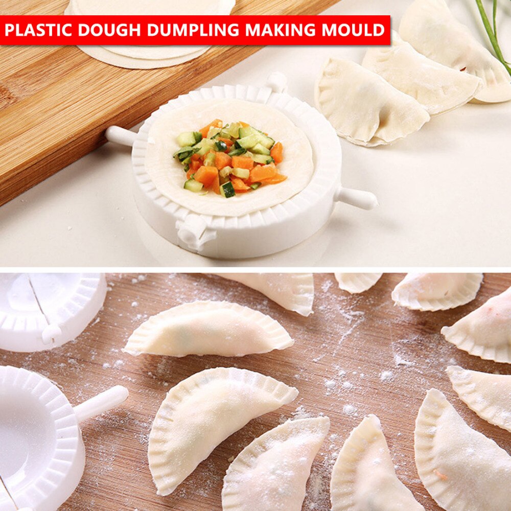 3PC Knoedel Maker Molud Deeg Druk Dumpling Pie Ravioli Mould Koken Pastry Dumpling Maken Gereedschap Voor Keuken