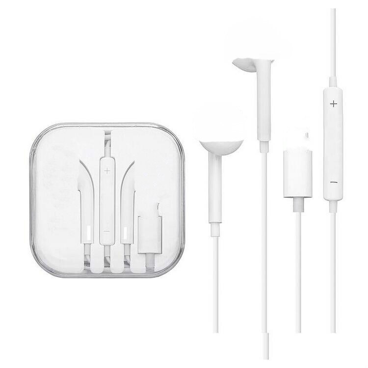 Voor Iphone 7 Stereo Oortelefoon Head Set Met Mic In-Ear Wired Bluetooth Oortelefoon Voor Iphone 8 Plus X xr Xs 10