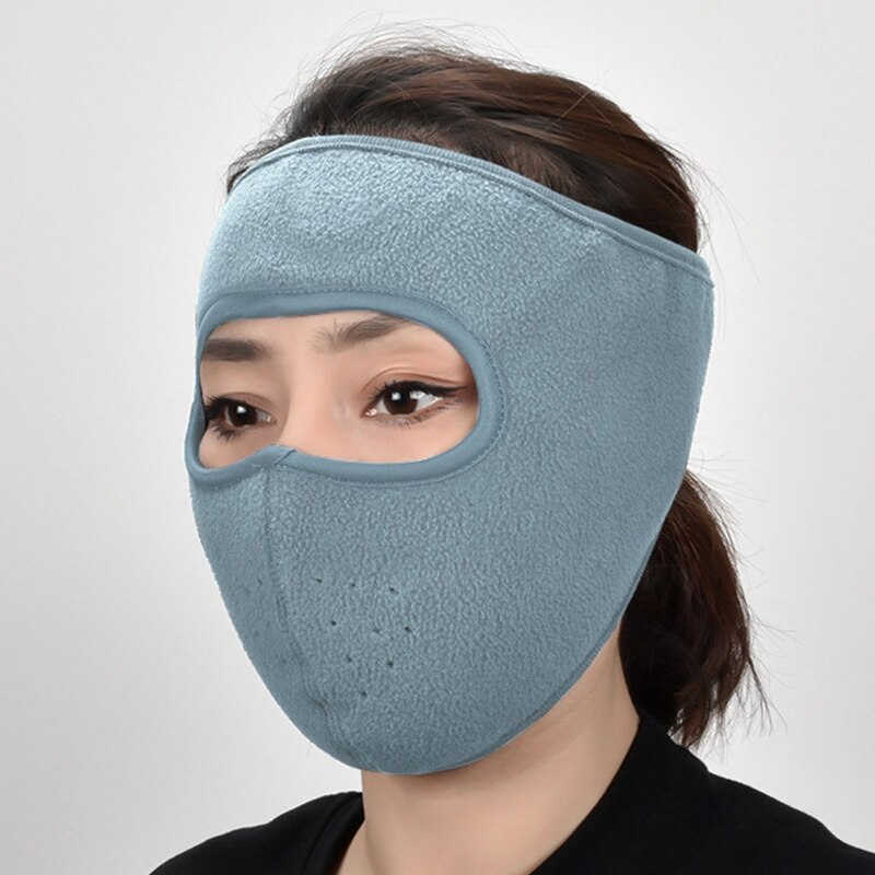 Mascarilla facial para deportes de invierno, máscara lavable para el cuello, antipolvo, a prueba de viento, con ganchos para las orejas, para ciclismo, al aire libre, clima frío,