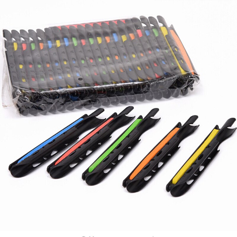 50 unids/set, placa de bobinado para pesca, soporte de línea, caña de pescar, rodillo de línea conveniente, herramientas portátiles para caja de pesca